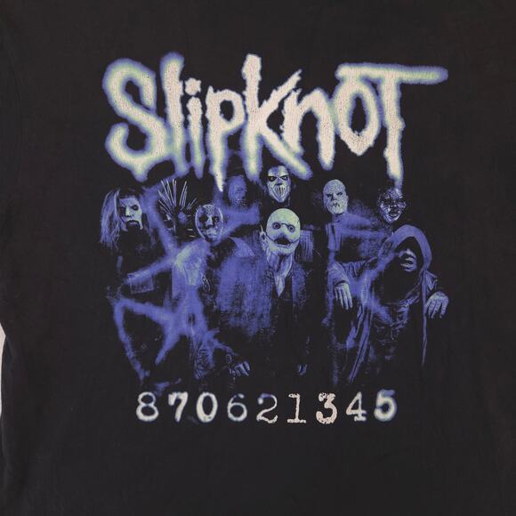 Slipknot Short Sleeve Casual Band Graphic T-Shirt Adult Mens Size 2XL Black - Picture 4 of 9